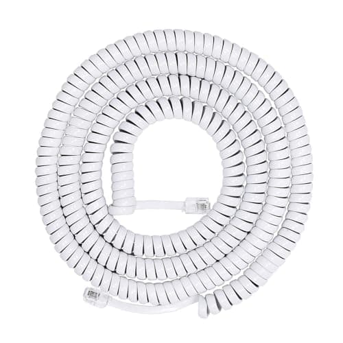 RJ9 RJ11 4P4C Telephone Handset Cord Coiled Fix Landline Phone Wire for Clear Calls and Durability 200cm 300cm Spring Phone Cord — view 5