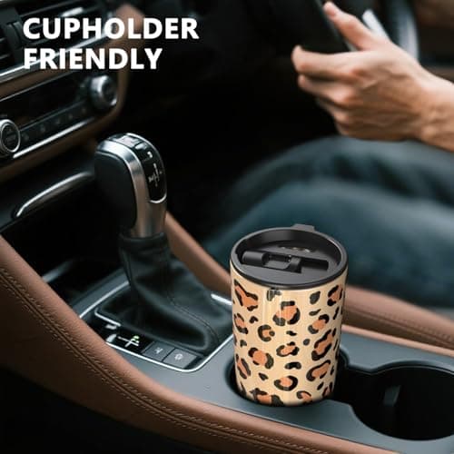 TILUCK 20 oz Insulated Coffee Tumbler with BPA-Free Lid — view 3