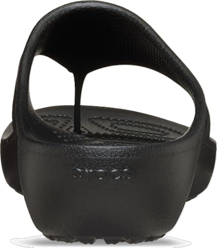 Crocs Women's Kadee Wedge Lightweight Platform Flip Flop Sandals, Black, Size 8 — view 2