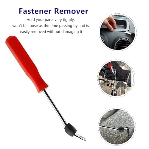 Car Push Retainer Clips Screws 1355PCS Auto Fasteners Assortment 42Popular Sizes Door Panel Trim Automotive Clips Bumper Rivets with Fastener Remover for Pickup Truck Ford GM Toyota Honda Chrysler — view 2