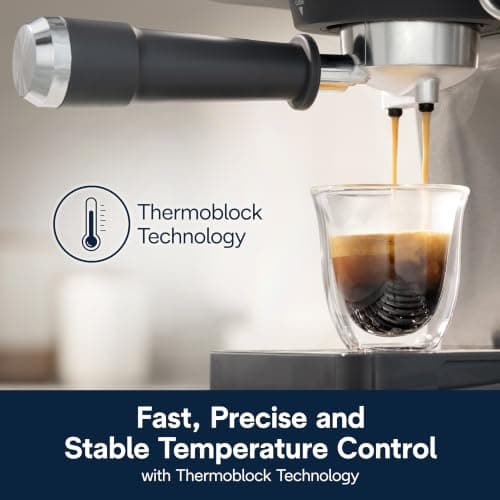 De'Longhi Classic Signature Espresso Machine, Adjustable Milk Frother — view 3