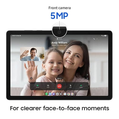 Samsung Galaxy Tab A11+ 6GB RAM, 128GB Storage, Optimized Performance, Long Lasting Battery, Expandable Storage, Large Display, Dolby Atmos Speakers, AI Assist, Slim, Light, 2 Year Warranty, Gray — view 8