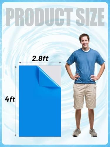 Aulock 4ft x 2.8ft Exlarge Self-Adhesive Pool Liner Repair Patch — view 3