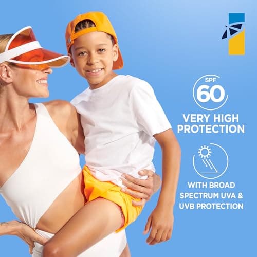 Garnier Ombrelle Kids Sunscreen Lotion SPF 60, Formulated for Sensitive Skin, Non-comedogenic, Hypoallergenic, Fragrance-Free, Very High Broad-Spectrum UVA/UVB Protection, Water Resistant, 300ml — view 3