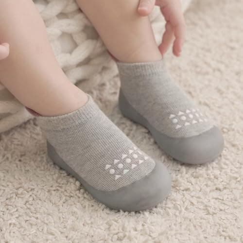 Baby Walking Sock Shoes Infant Non-Slip Breathable Slippers with Soft Rubber Sole Baby Boys Girls Sneakers — view 4
