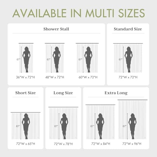 AmazerBath Shower Curtain Liner, 72x72 Clear Shower Curtain Liner, Waterproof Plastic Shower Liner, Cute Lightweight PEVA Shower Curtain for Bathroom with 3 Magnets and 12 Rustproof Metal Grommets — view 5