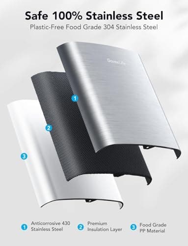 GoveeLife Smart Countertop Ice Makers, Portable Ice Maker Machine with Self-Cleaning, 6 Mins 9 Bullet Ice, 26lbs/24Hrs, Voice Remote for Home Kitchen Party Camping, with Ice Scoop Stainless Silver — view 7