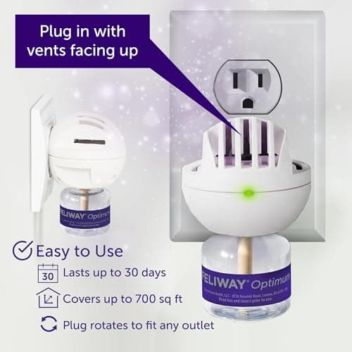 FELIWAY Optimum Diffuser Refill, Promotes Calmness AND Harmony in Cats & Kittens, VHP Registered NN.P5V2, includes 1 Refill, Lasts 30 Days, Cat Calming Pheromones, 48ml — view 2