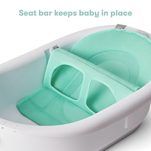 Frida Baby 4-in-1 Grow-with-Me Baby Bathtub, Baby Tub for Newborns to Toddler with Removable Bath Seat & Backrest for Bath Support in Tub — view 2