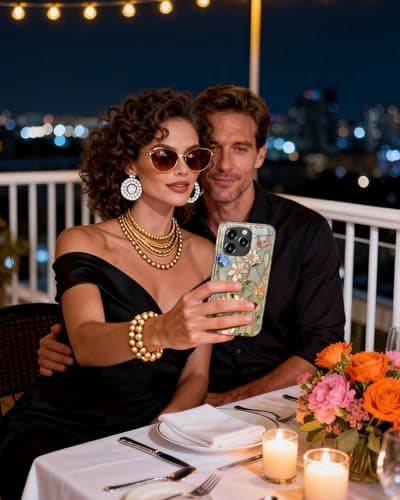 Goodon for iPhone 16 Pro Max Case,Cute Preppy Floral,Wireless Charging — view 5