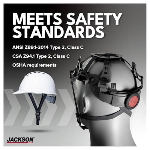 Jackson Safety Sentry2 Type 2 Cap-Style Vented Hard Hat, CSA Z94.1 Class C — view 5