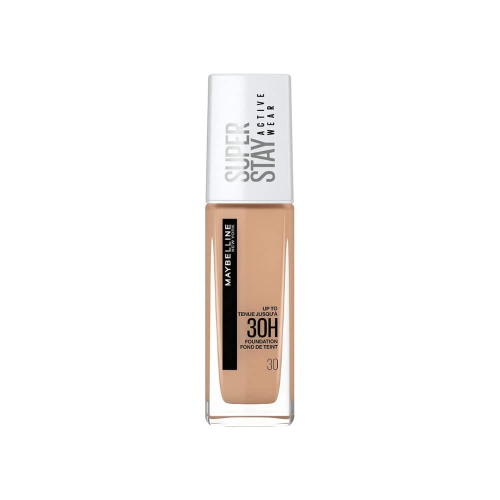 Maybelline New York Super Stay Active Wear, waterproof foundation with high coverage, long-lasting facial make-up for light skin types, colour: No. 10 Ivory (Light), 1 x 30 ml — view 33