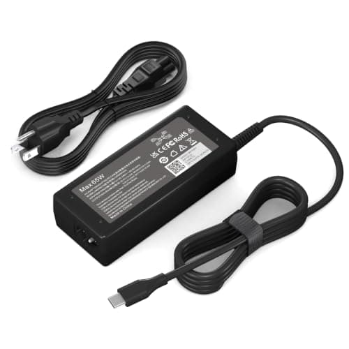 YZAESHAY Replacement 65W USB C Laptop Charger Compatible with HP Chromebook and All 65W USB Type C Power Adapter