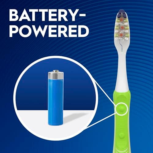 Oral-B Pulsar Pro-Health Expert Clean, Battery electric toothbrush, 2 count MEDIUM toothbrush pack, removes plaque, travel essentials tooth brush — view 5