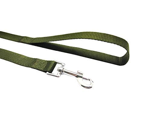 Nylon Training Dog Leash for Small Medium Large Dogs, 15ft 20ft 30ft 50ft Long Leash Dog/Puppy Lead for Obedience Recall Training, Camping (20ft, Green) — view 3