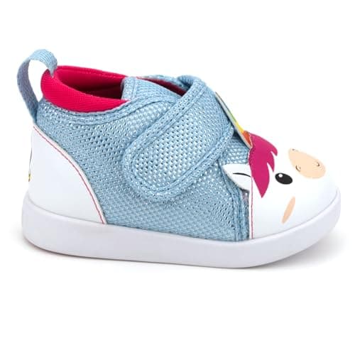 ikiki Squeaky Shoes for Toddlers with On/Off Squeaker Switch - Version 2-2025, Blue Unicorn V2, 7 Toddler — view 2