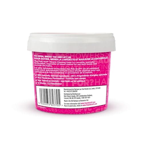 Stardrops The Pink Stuff Cleaning Paste 500g, Multi Purpose Cleaner for Kitchen, Bathroom, Tiles, Glass, Shower, Oven, Sink, Stainless Steel, Removes Grease, Grime & Stains — view 3