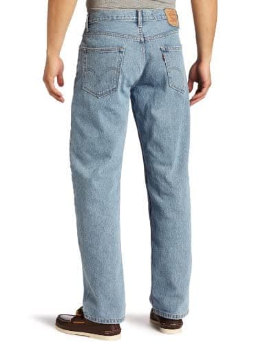 Levi's Men's 550 Relaxed Fit Jeans (Also Available in Big & Tall), Light Stonewash, 34W x 34L