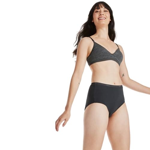 Hanes Women's 6 Pack Core Cotton Brief Panty, Neutrals, X Large — view 5