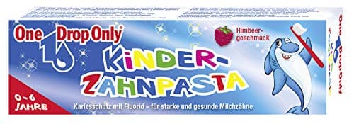 One Drop Only Kids Toothpaste for Children Ages 0-6 – Gentle Baby & Toddler Toothpaste for Milk Teeth, Raspberry Flavor, Kids Cavity Protection & Enamel Care, 50 ml, German Dental Care — view 3