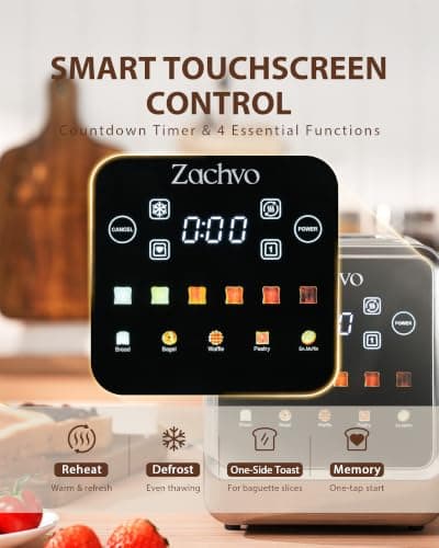 Long Slot Toaster for Sourdough & Artisan Bread with Smart Touchscreen — view 2