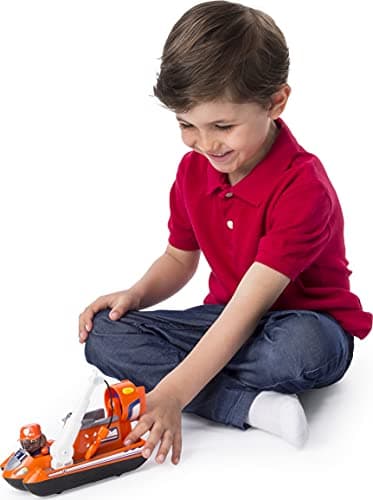Paw Patrol Ultimate Rescue - Zuma’s Ultimate Rescue Hovercraft with Moving Propellers and Rescue Hook, for Ages 3 and Up — view 3