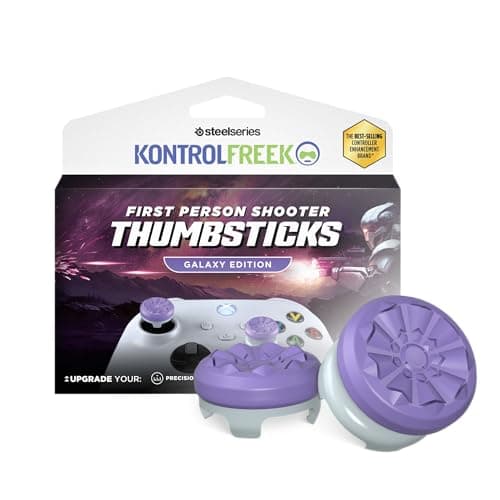 KontrolFreek FPS Freek Galaxy Purple for Xbox One and Xbox Series X Controller | 2 Performance Thumbsticks | 1 High-Rise, 1 Mid-Rise | Purple