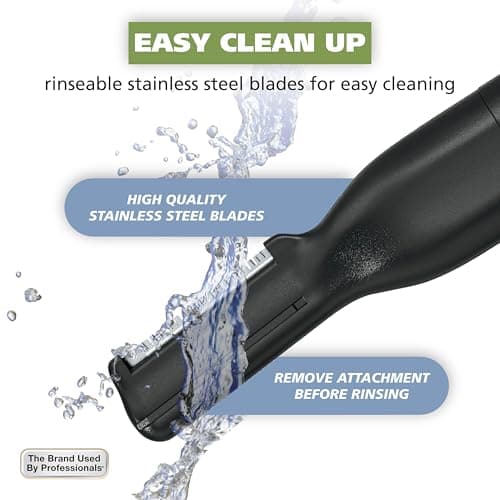 Wahl Micro Groomsman Battery Personal Trimmer for Hygienic Grooming with Rinseable, Interchangeable Heads for Eyebrows, Neckline, Nose, Ears, & Other Detailing - 05640-600 — view 3