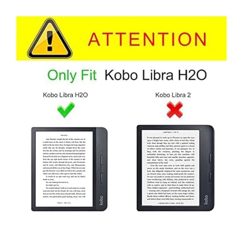 Slim Case for Kobo Libra H2O E-Book with Stand SleepWake Function Full Body Protection — view 5