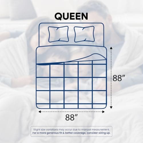 Utopia Bedding Comforters Queen Size, All Season Duvet Insert, Down Alternative Box Stitched Bed Comforter with Corner Tabs, Machine Washable (White)