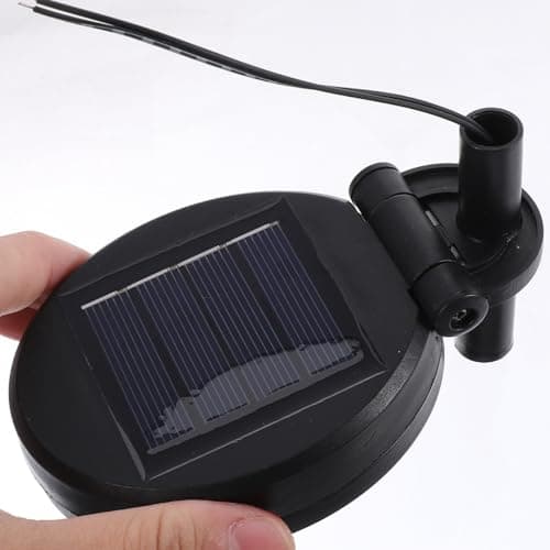 Frcolor 2Pcs Rotatable Solar Panel Replacement Kit for Outdoor Garden Lighting Accessories Portable Small Solar Charger for Patio Yard — view 3