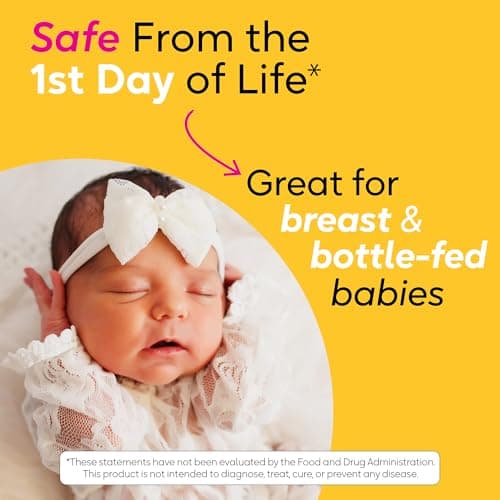 BioGaia Protectis Baby Probiotic Drops | Colic & Gas Relief + Vitamin D | Safe for Newborns | Ease Crying, Fussing, Colic, Gas, Spit-ups & Constipation | No Dairy, Soy & Gluten | 50 Day Supply | 10mL — view 3