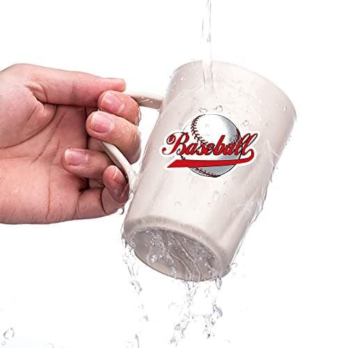JOICEE 50pcs Baseball Stickers，Waterproof Vinyl Baseball Tattoos for Kids Teens Boys Adults, Sports Decals for Snowboard Laptop Water Bottles Hydro Flasks Phone Guitar Skateboard Computer — view 5