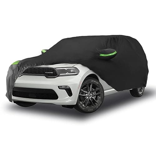 Proadsy Car Cover Compatible with 2011-2025 Dodge Durango 6 Layers Windproof All Weather Waterproof Sun Rain UV Dust Snow Protection SUV Outdoor Covers