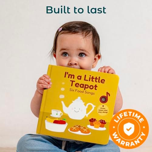 Cali's Books I'm a Little Teapot Music Book for Toddlers 1-3 Years Old - Food Musical Books, Interactive Baby Sound Book, Singing Toy for Children Girls, Learning Song Toys for Toddler Boys — view 5