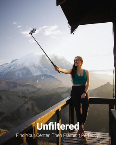 Vimose 59" Selfie Stick Tripod for iPhone with Remote & Mighty Phone Holder, Ultimate Minimalist Phone Tripod Stand for Travel Recording, Quintessential Cell Phone Stand for iPhone/Android — view 2