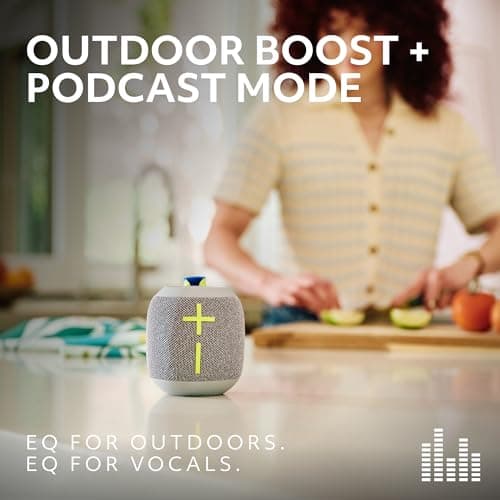 Ultimate Ears WONDERBOOM 4 Portable Waterproof Bluetooth Speaker with Big Bass and 360-Degree Sound, Dustproof Floating Speaker with 131ft (40m) Range - Black — view 2