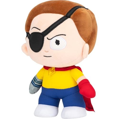 Jazwares Warner Bros. Discovery 8-Inch Evil Morty Plush from Rick and Morty - Super-Soft and Collectible Plush - Official Licensed - for Mature Audiences, 17+