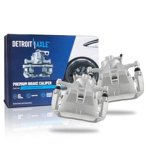 Detroit Axle - Front Brake Calipers for 07-17 Toyota Camry 08-18 Avalon 07-18 Lexus ES350, Disc Brake Calipers with Bracket 2007 2008 2009 2010 2011 2012 2013 2014 2015 2016 2017 Replacement