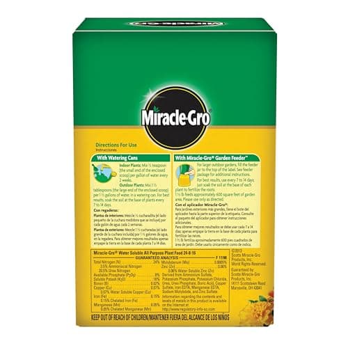 Miracle-Gro Water Soluble All Purpose Plant Food, 1.5 lbs. — view 12