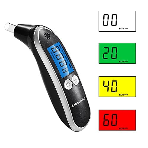 Ketone Breath Tester High Accuracy Ketosis Meter & Breath Ketone Meter - Portable Digital Ketone Breath Analyzer with 10 Mouthpieces for Measuring Ketosis Levels in Breath — view 3
