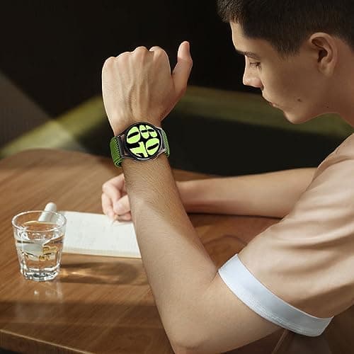 Runostrich Quick Release Nylon Watch Band - Choice of Width - 18mm, 19mm, 20mm, 22mm, 24mm Elastic Watch Straps Adjustable Stretchy Solo Loop Sport Nylon Replacement Wristband for Women Men, 3pcs — view 5
