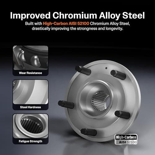 Kugel Front Wheel Bearing Hub Assembly 70-KH8006 Replacement For 2016-2023 Mazda CX-9 — view 2
