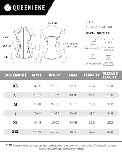 QUEENIEKE Workout Jackets for Women Full Zip Slim Fit Athletic Running Jacket with Thumb Holes (Roasted Brown, M) — view 5