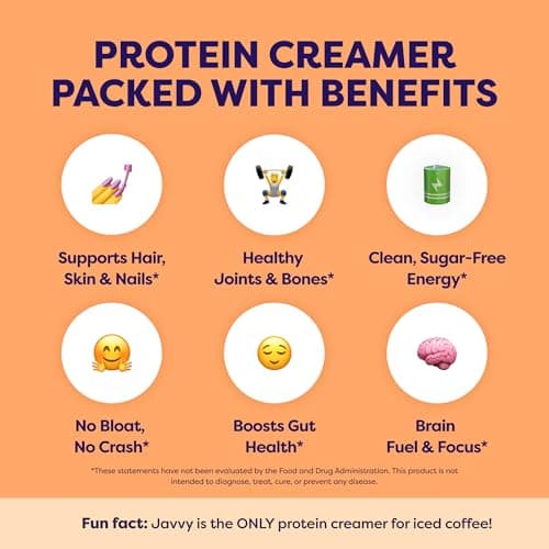 Salted Caramel Protein Coffee Creamer - Grass Fed Pasture Raised Collagen - Hair, Skin & Nail Support, Energy-Boosting MCTs, Keto Friendly, Lactose Free & Gluten Free, No Added Sugar, 11g of Protein — view 3