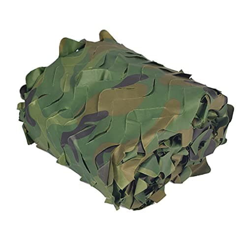 GRVCN Camo Netting Camouflage Net, Bulk Roll Sunshade Mesh Nets for Hunting Blind Shooting Military Theme Party Decorations — view 4