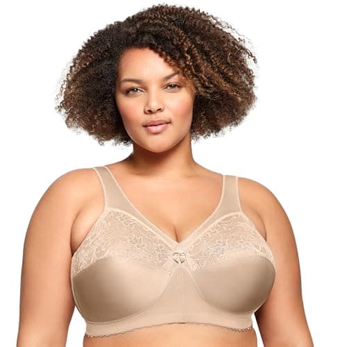 Glamorise Women's Plus Size Magic Lift Full-Figure Support Bra #1000, Blush, 48 I — view 8