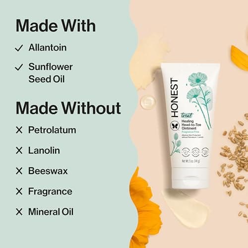 The Honest Company Head to Toe Multi-Purpose Healing Ointment, Safe for Sensitive Skin, Hypoallergenic, Fragrance-Free, Vegan, 5 oz — view 3