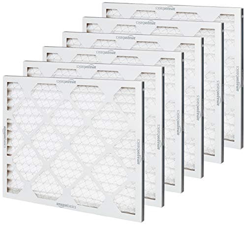 Amazon Basics 16x20x1 Air Filter 6-Pack, MERV 8 AC Furnace Filters, Allergy Control, Removes Dust, Lint and Pollen, Electrostatic (Actual Size: 15.75" x 19.75" x 0.75") — view 2