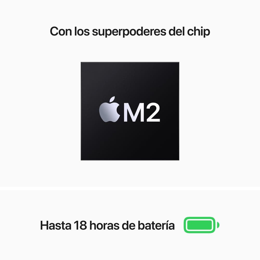 Apple 2024 MacBook Air Ordenador Portátil con Chip M2: Pantalla Liquid Retina de 13,6 Pulgadas, 16GB de RAM, 256 GB de Almacenamiento SSD, Teclado retroiluminado, Color Medianoche — view 3